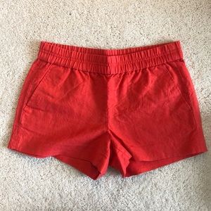 Red J. Crew boardwalk short